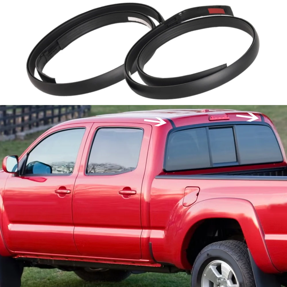 Car Roof Drip Moulding Side Finish Strip for Toyota Tacoma Double CAB 2005 2006-2015 75552-04063 75551-04063 Roof Rubber Strip