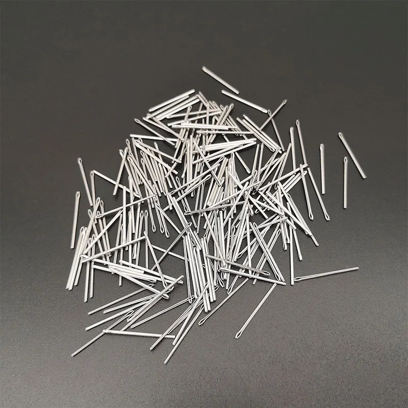 100PCS Dia 0.9mm 304 Stainless Steel Watch Band Link Pins Single Head Watch Band Steel Strap Repairing Accessory