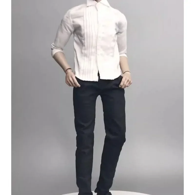 

In Stock 1/6 Scale Black/pink/khaki Pants Slim Fit Pants Male Soldier Clothes Model DIY for 12'' Toy Figures Body