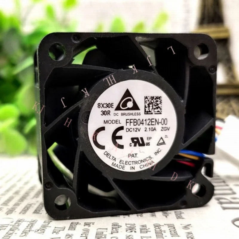 

N FOR Delta FFB0412EN-00 BRUSHLESS MODEL4028 4cm 12V 2.10A 4-wire cooling fan