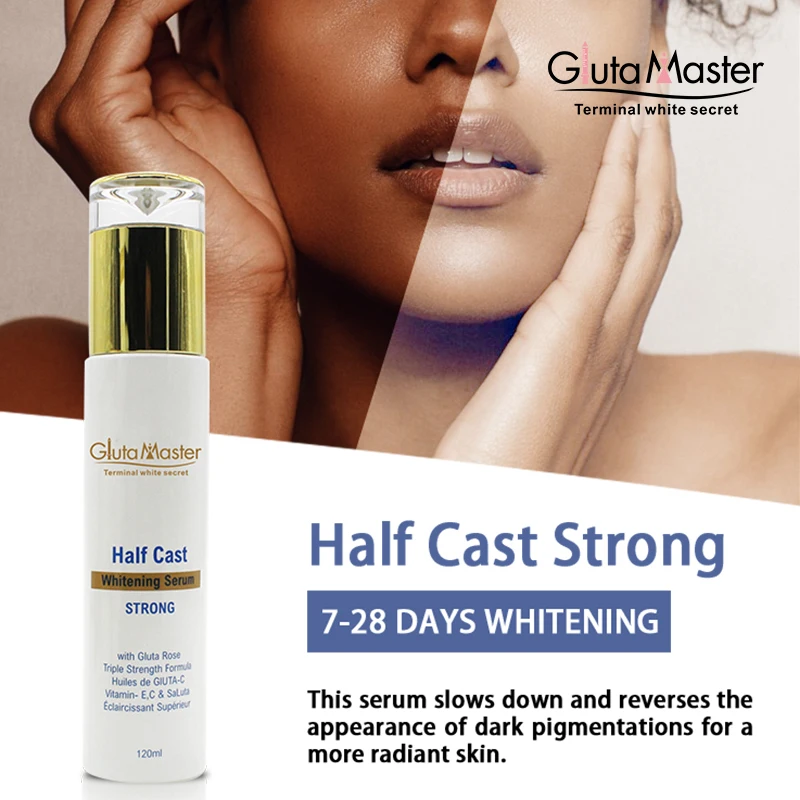 Half Cast Whitening Serum with Shea Butter Anti-Aging Brightening Moisturizing Improves Skin Texture Soft Skin for African skin