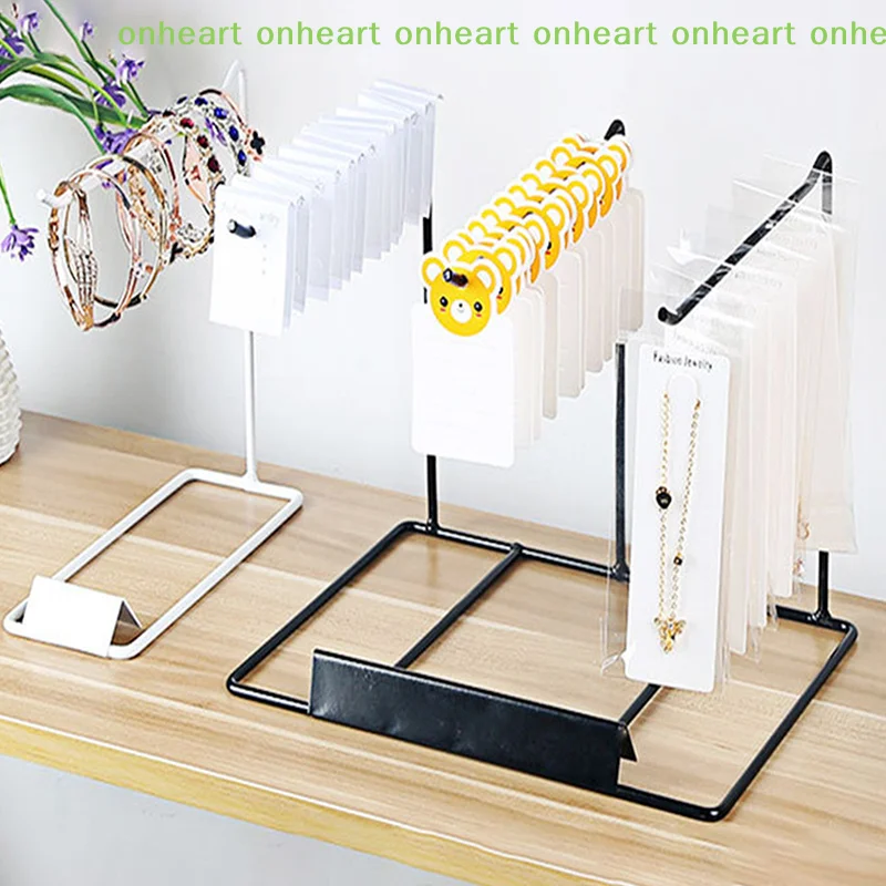 Iron Bracket Jewelry Display Rack for Earrings & Necklaces