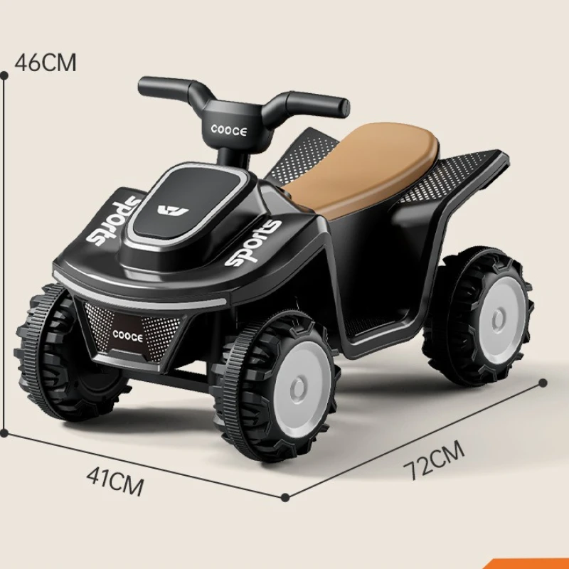 4 ล้อชายหาดรถนั่งไฟฟ้าพร้อมไฟ LED และเพลง 24V เด็ก Quad BIKE Heavy-Duty Off-Road ของเล่นรถ ‌