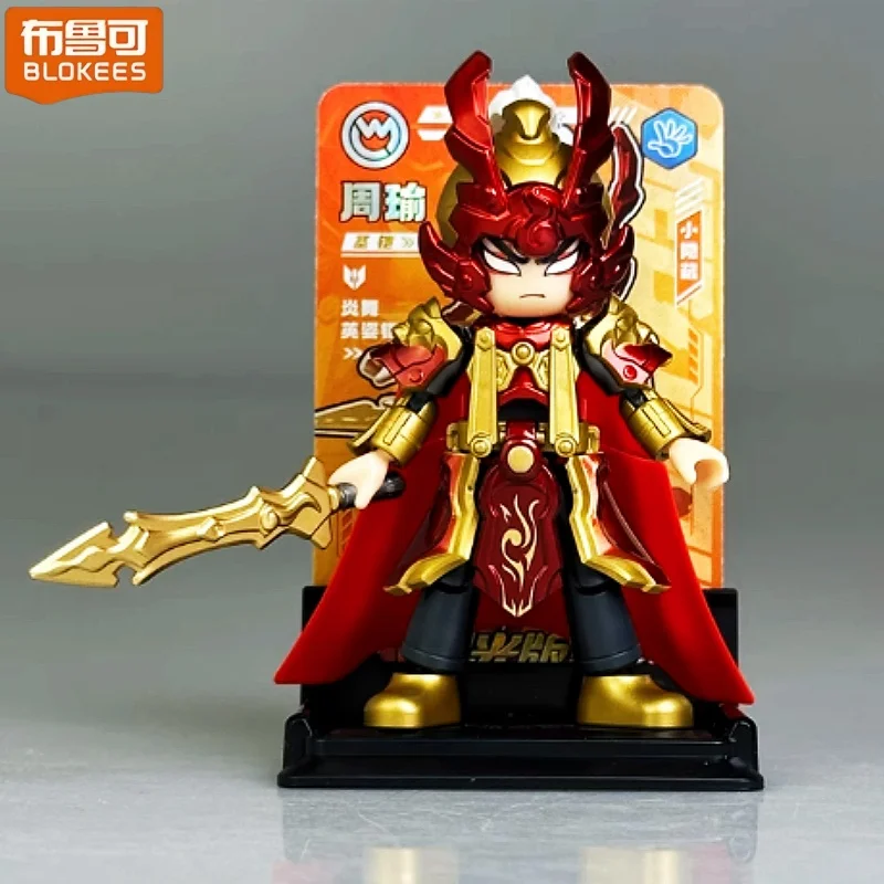 بلوك الربط اللبنات لانهائي بطل 7 طبعة الكرتون دفعة تجميعها عمل لعبة سطح المكتب حلية جمع هدية