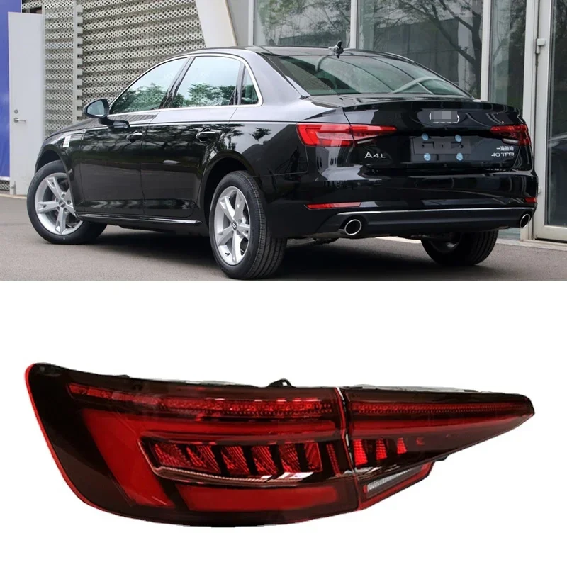 

For Audi a4L B9 2017 2018 2019 2020 Car Accessories LED Tail Light Assembly Stop Lights Parking Lamp Turn signal lamp Rear lamp