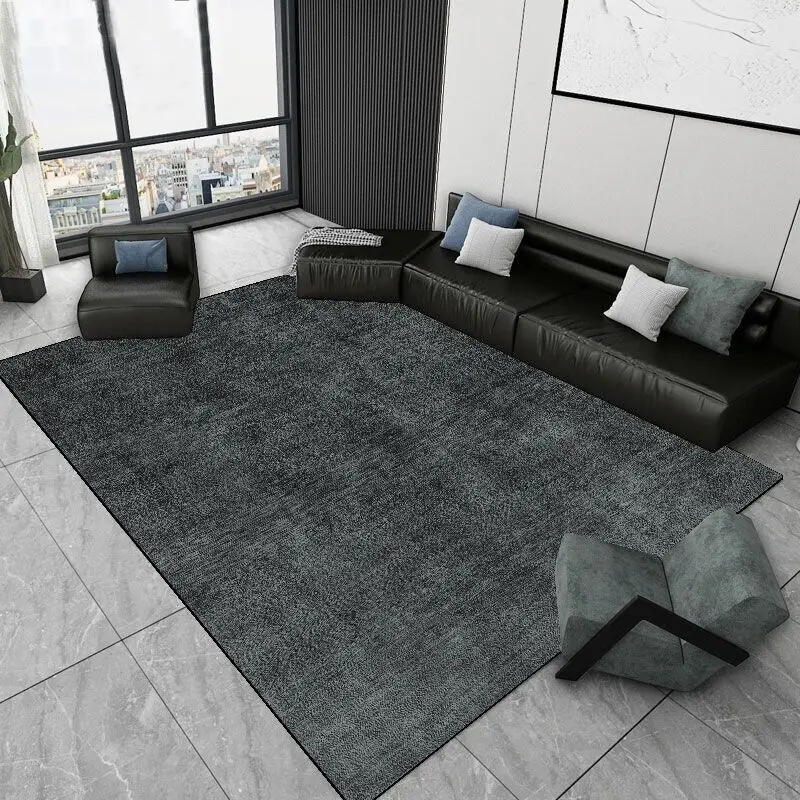 Modern Solid Color Carpet Living Room Decor Sofa Non-slip Machine Washable Kitchen Rugs Home Decoration for Bedroom Rug Foot Mat