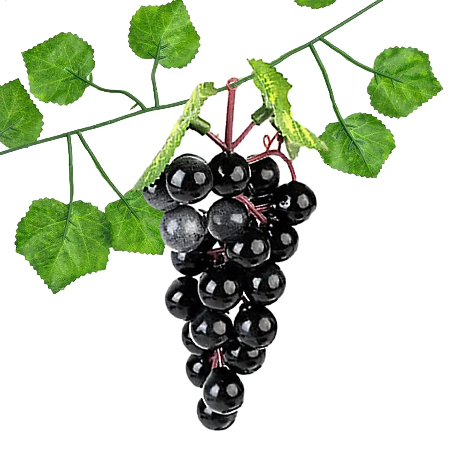 Racimos de Uvas Artificiales, Frutas de Simulación para Decoración del Hogar, Cocina, Vino, Bodas, Fiestas, Centros de Mesa