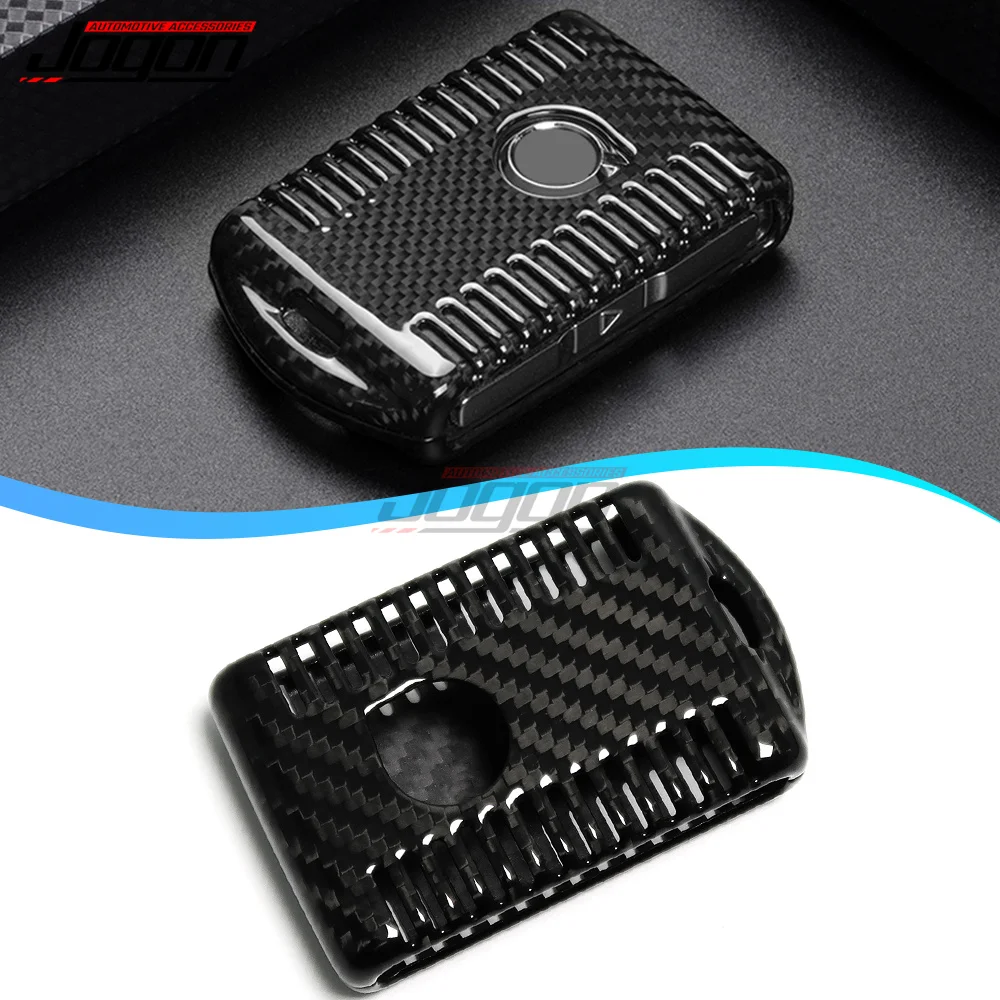 For Volvo XC60 XC90 XC40 S60 S90 V60 V90 Polestar 1 Polestar 2 Car Key Case Cover Shell Key Fob Carbon Fiber Key Cover Protector