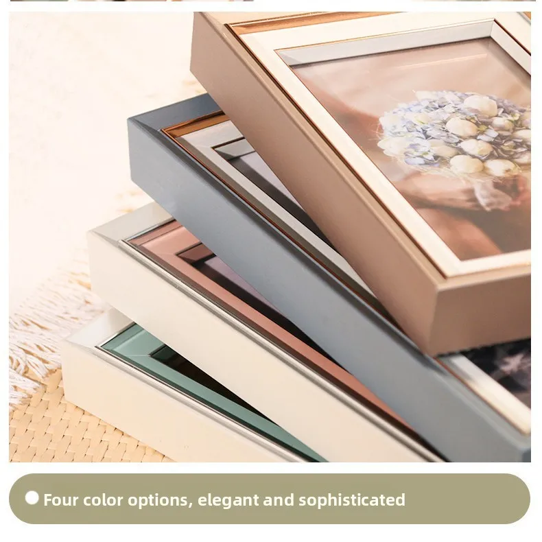Modern Minimalist Plastic Photo Frame Home Decor Horizontal 8-Inch 6-Inch Nordic Style Picture Frame without Included Photos