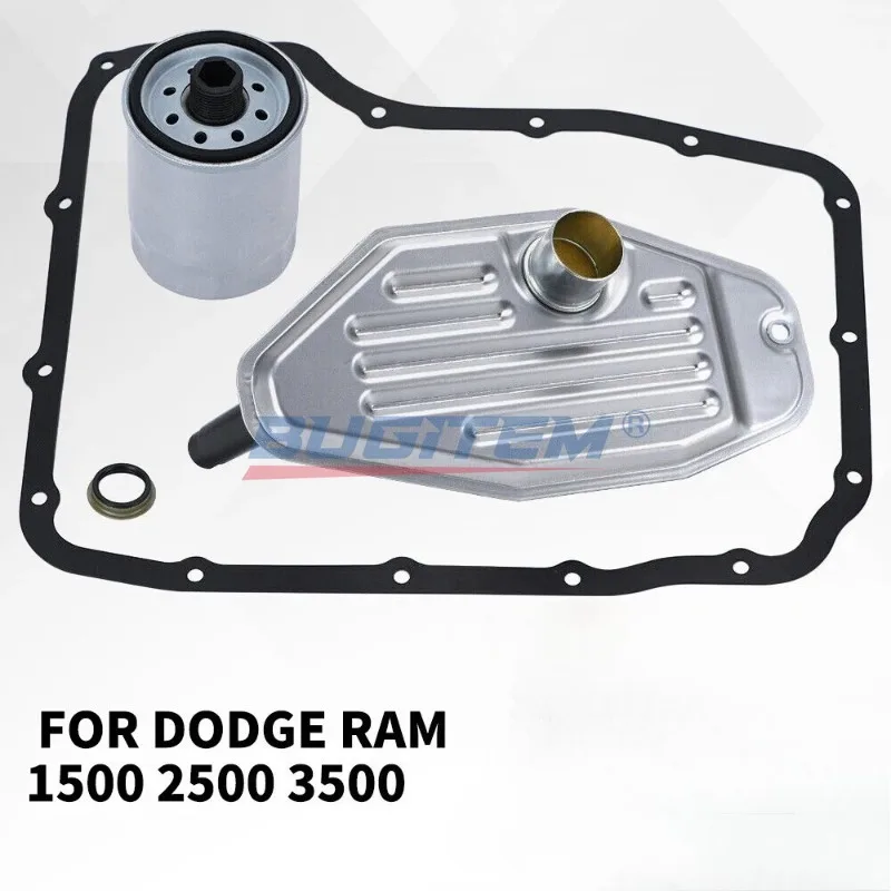 

Новый комплект фильтров коробки передач 45RFE 545RFE 65-68RFE Комплект масляного фильтра коробки передач и прокладок поддона для Chrysler Dodge Ram Durango