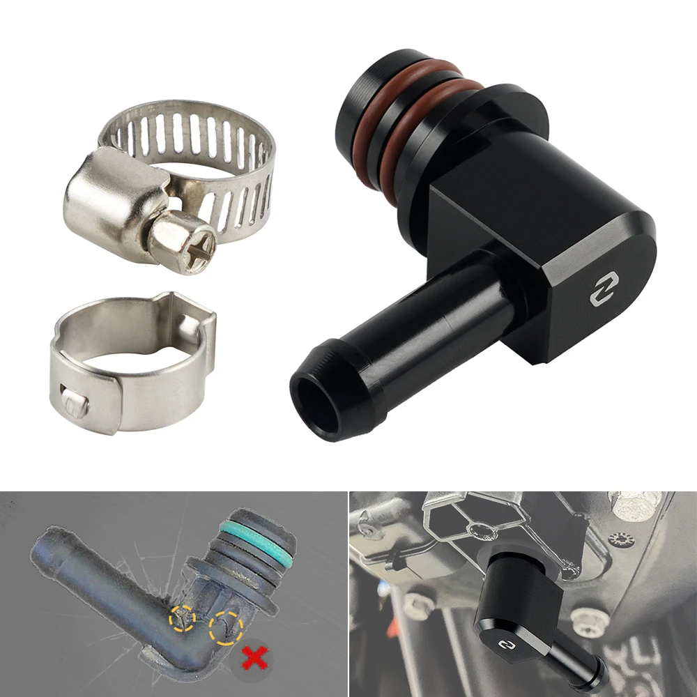 

For KTM 790 890 Adventure/R Fuel Line Elbow Connector Fuel Spigot for KTM 690 Enduro/R 690 SMC/R Husqvarna 901 701 SM 701 Enduro