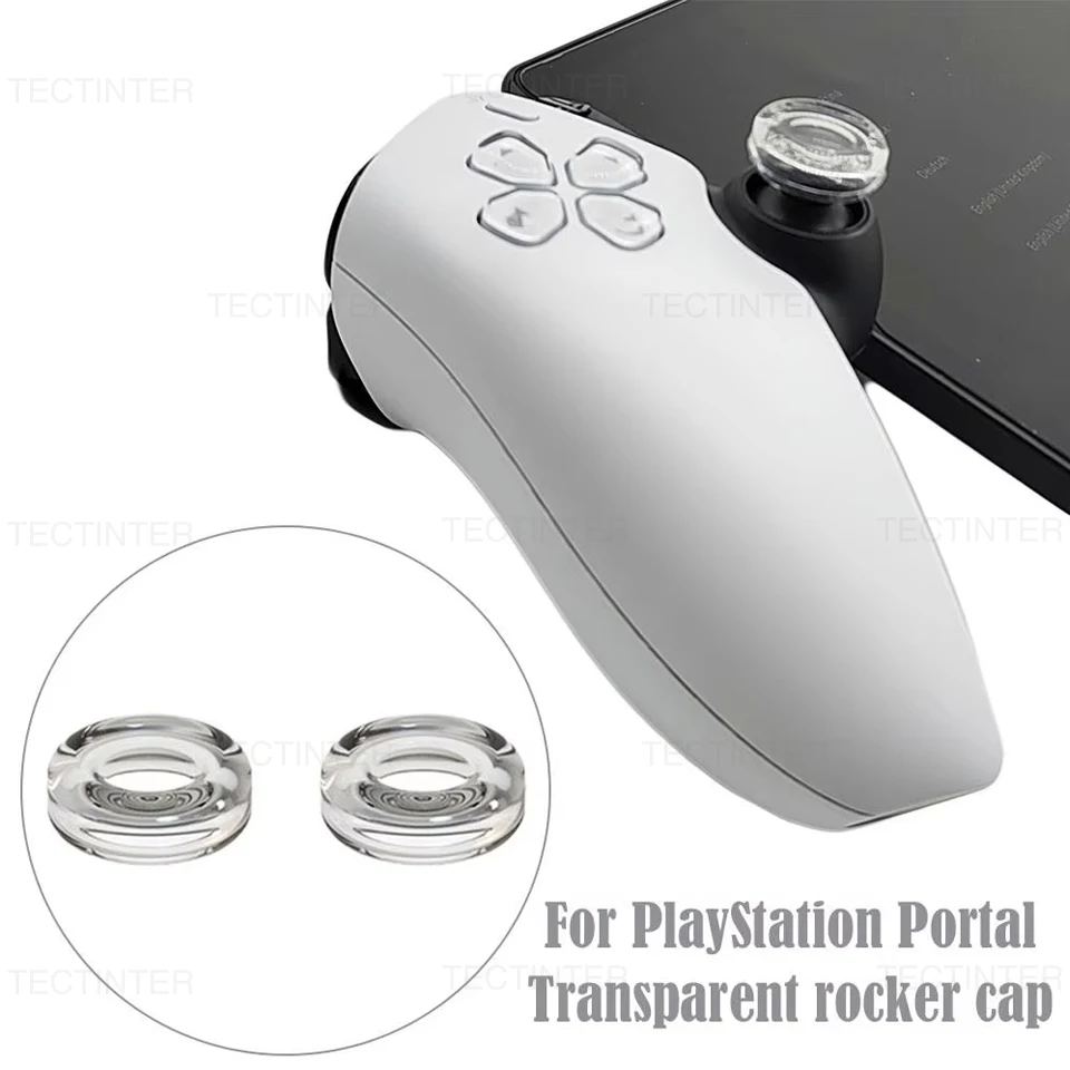 Transparent Liquid Silicone Rocker Cap For PlayStation Portal Controller Cover Stick Thumb Grip For Nintendo Switch Accessories