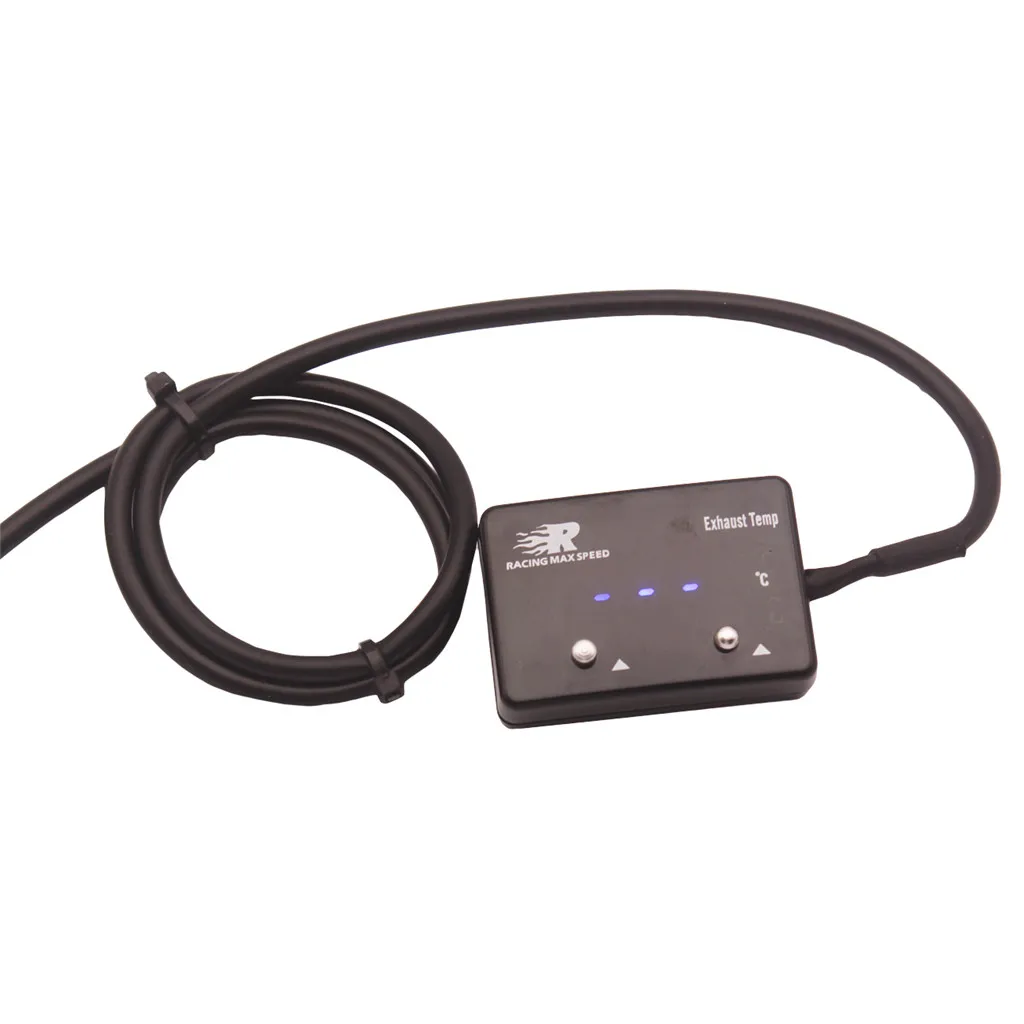 

Цифровой выхлопной термометр, датчик 1/8 NPT, точный датчик температуры для приборной панели автомобиля, дизельных двигателей