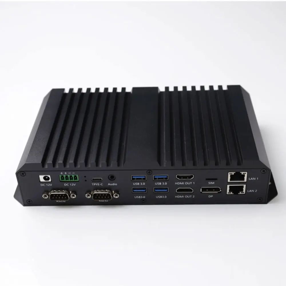 Venta al por mayor RK3588 AI ARM IOT integrado inteligente Android12 Linux Os Industrial Edge Computing Mini Pc Box Computer