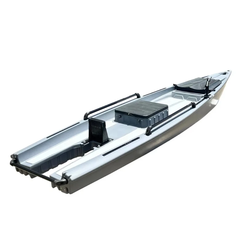 

Single boat sea kayak large storage polyethylene plastic rowing boat mobility stability water activities