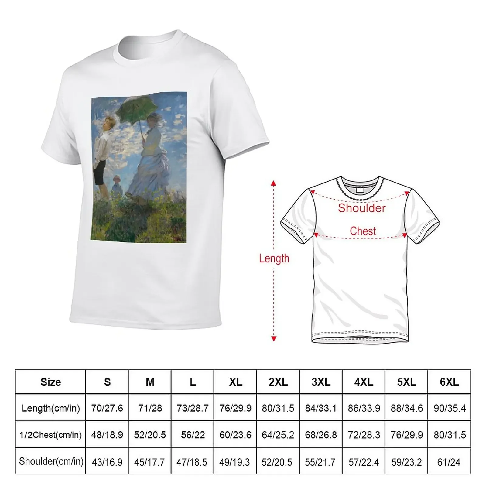 New Namjoon and Claude Monet T-Shirt quick drying shirt tops summer tops slim fit t shirts for men