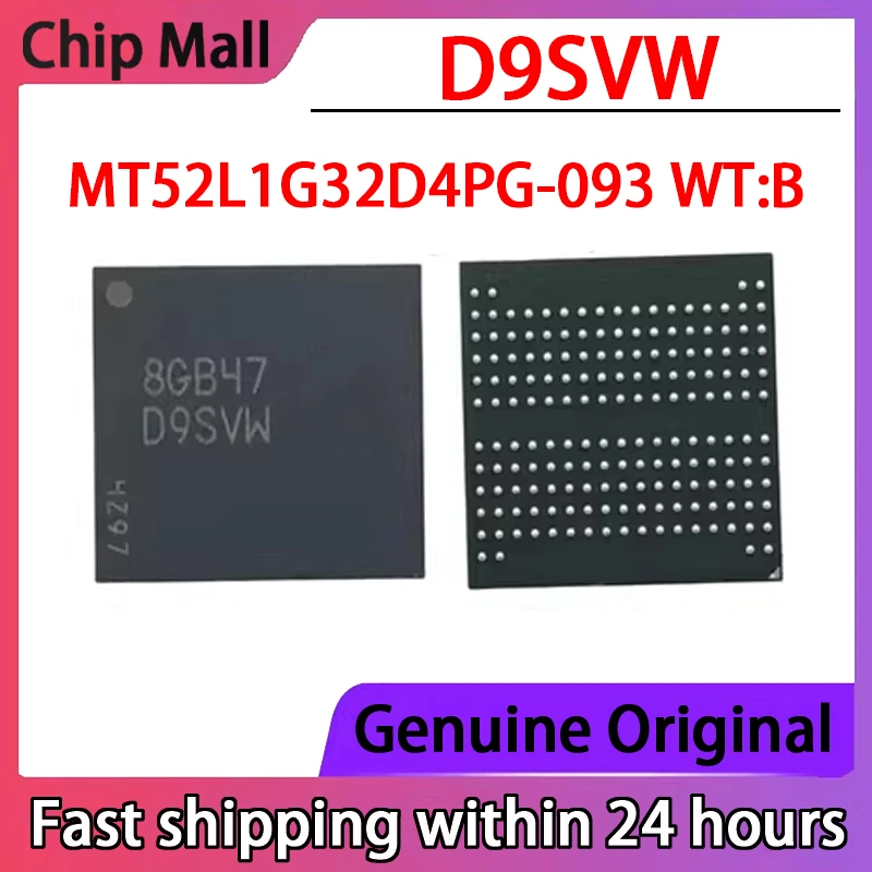 

1 шт. новый D9SVW MT52L1G32D4PG-093 WT:B 178FBGA оригинальный LPDDR3 2133 Мбит/с 4 ГБ чип памяти на складе