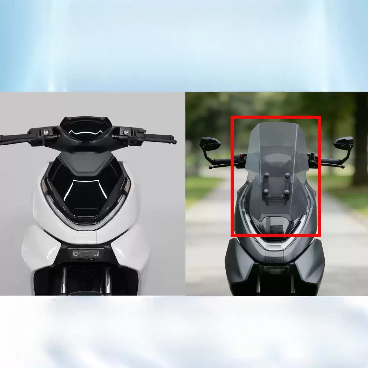 For ZEEHO AE4 AE5 Motorcycle Modified Windshield Wind Deflector Heightened Windshield Durable Front Glass Accessories Parts