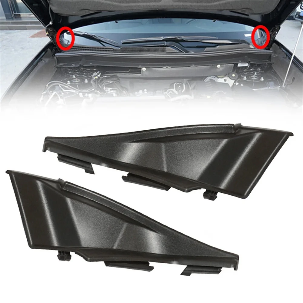 

​2PCS For For Outlander 2013-2021 Car Front Windshield Wrap Corner Trim Cover 7405A774 7405A773 Exterior Parts