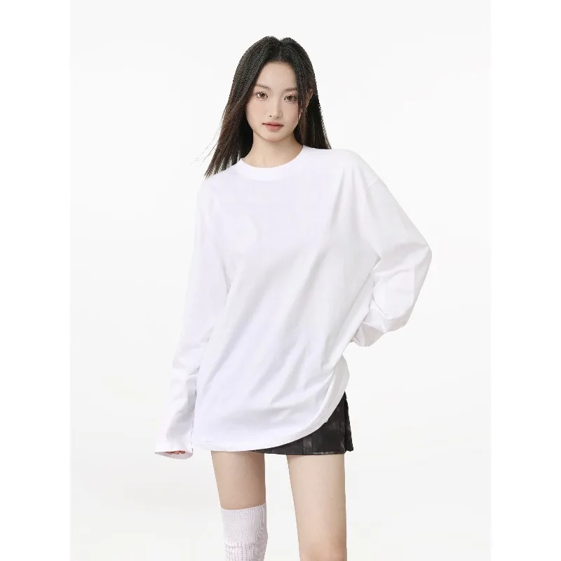 

Сплошной цвет с 3D-принтом и длинными рукавами, осенний новый стиль, свободный и универсальный повседневный быстросохнущий модный топ для пар