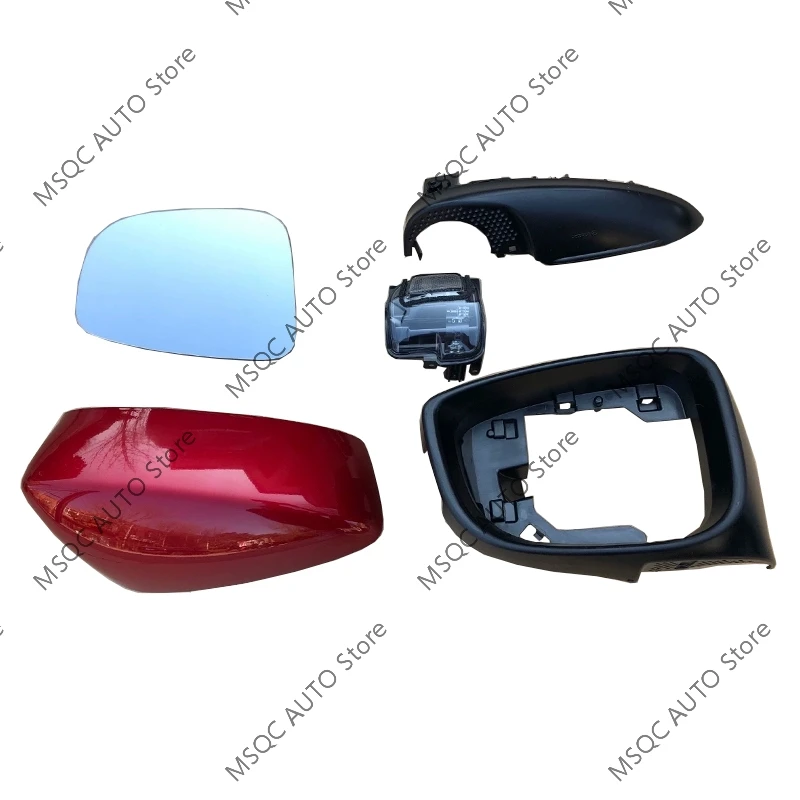 For Mazda 2 Demio 2015-2019 Car Rearview Mirror Accessories Side Mirror Lower Cover Rearview Mirror Housing Frame Turn Signal