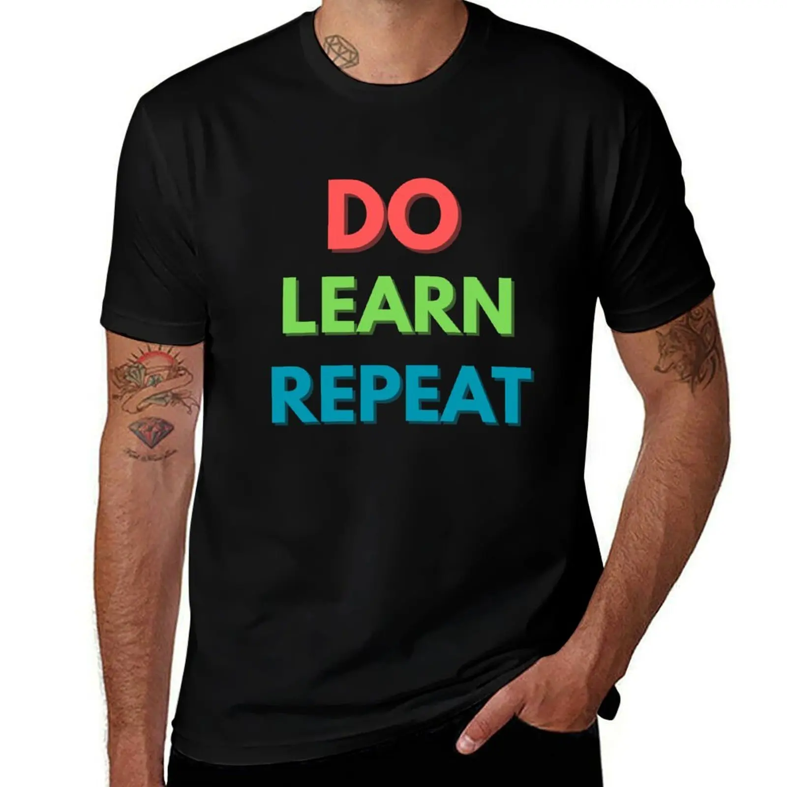 

Do Learn Repeat Shirt Hoodie Sweatshirt – Motivational Quote Gift, Growth Mindset, Entrepreneur, student, Motivation Tee T-Shirt
