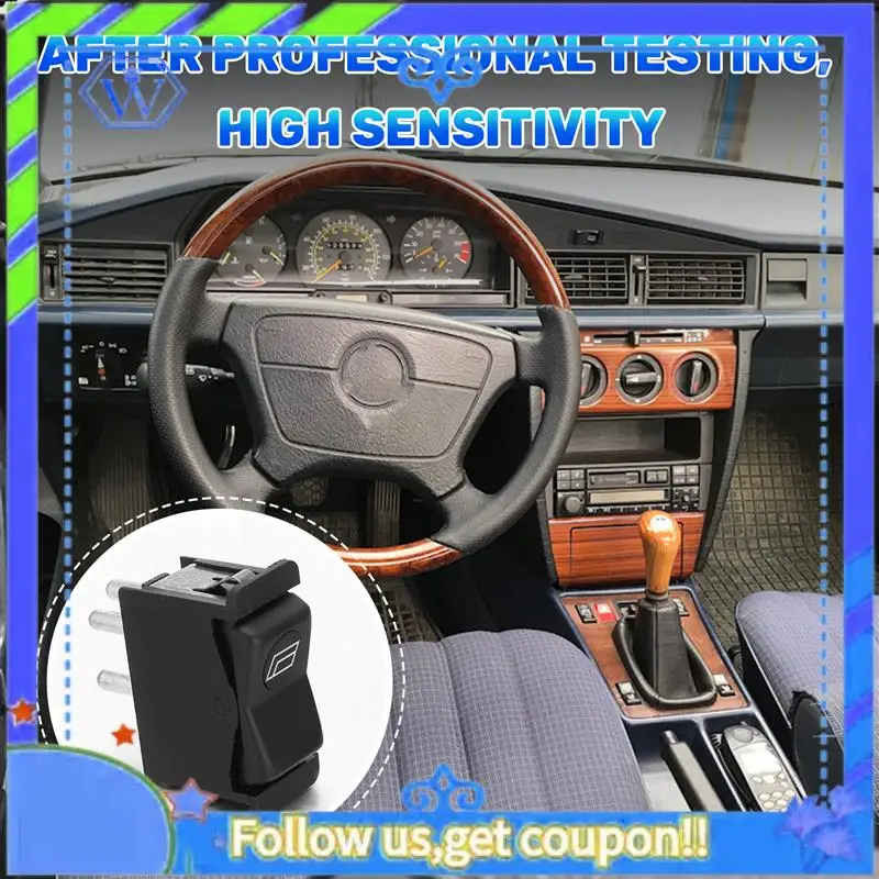 M46K-6 Pins For Mercedes Benz W123 190D 190E 240 Power Window Switch Door Panels 0008208410,0028203610Kz