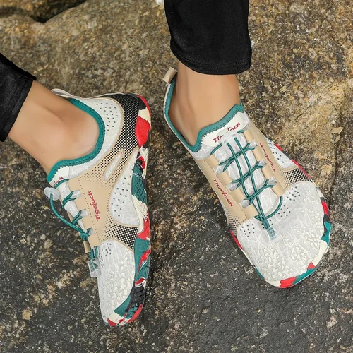 Imagen 2 del producto Zapatos acuáticos, zapatos de agua para vadear aguas arriba, zapatos de playa descalzos, calzado de adiestramiento al aire libre para gimnasio para adultos, Unisex, transpirable de secado rápido