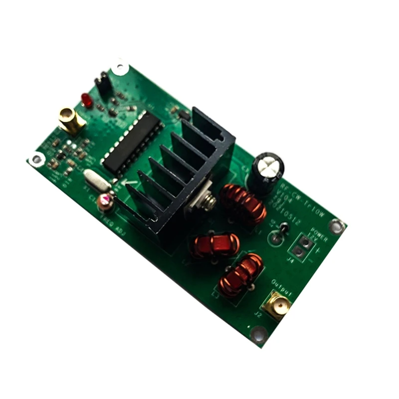 Amplifier QRP Radio CW Transmitter Finished Board 13.56Mhz 1mW 10W Gains 40DB Transmission Finished Board