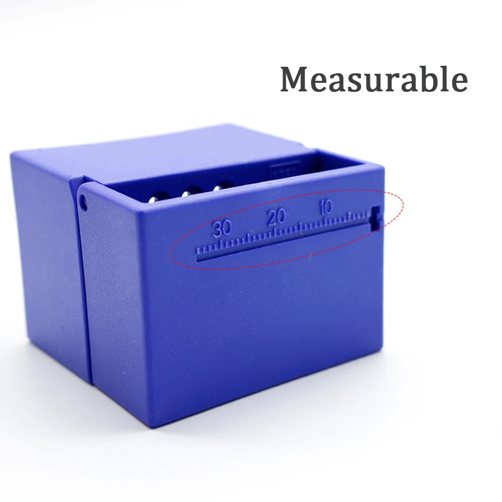 20 Holes Dental Sterilization Box Endo File Holder Stand Root Canal Files Disinfection Block Storage Case Autoclavable Dentist