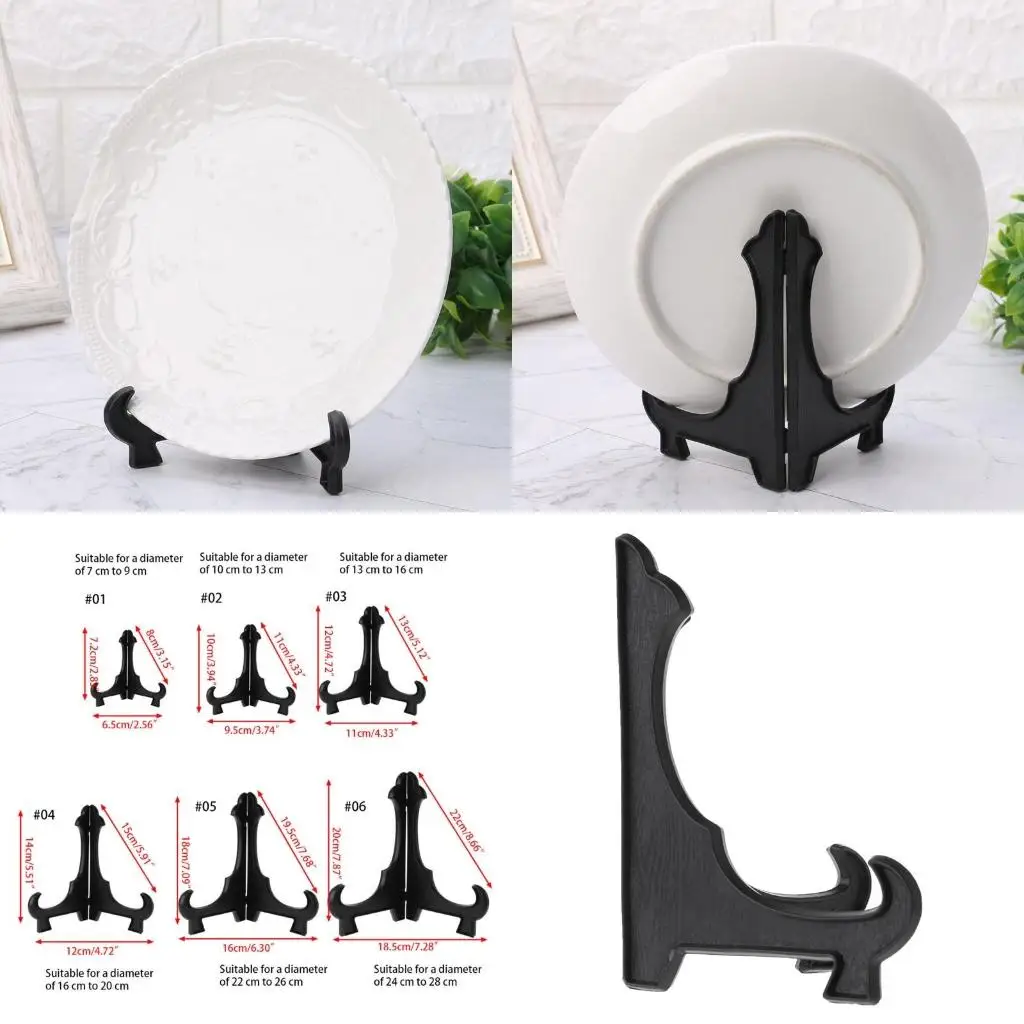 

Plastic Easels Display Plate Holder Picture Frame Photo Pedestal Book Stander high quality