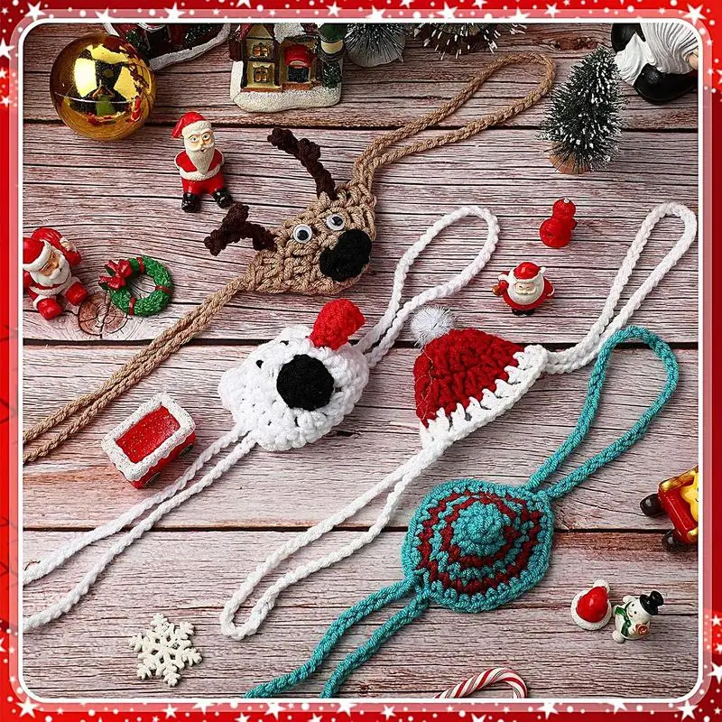 Cubierta de nariz para clima frío, cubierta de nariz navideña de ganchillo, protector de nariz cómodo para mujer, calentador de nariz para dormir, cubierta de nariz acogedora para mujer