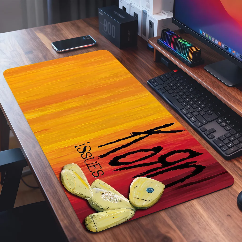 Rock band K-Korn Mouse Pad Square Office Gaming Desk Mat Waterproof Non-Slip Rubber Decorative