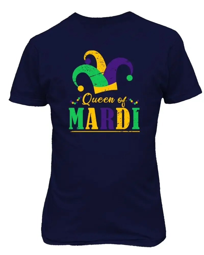 Queen Of Mardi Gras Carnival Fool Hat Street Festival Unisex T-Shirt