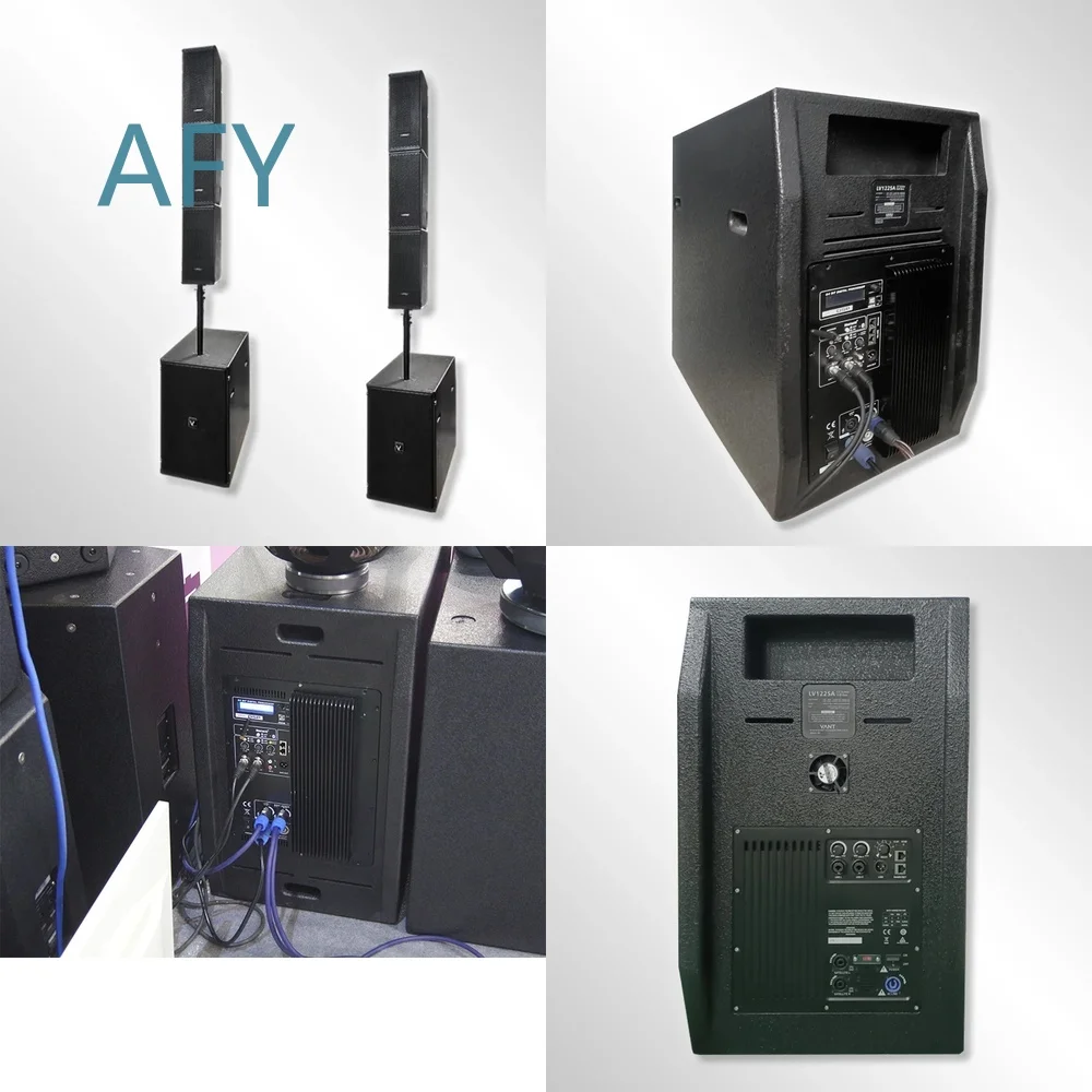 Professional 5 Inch Active Line Array Speaker for LV502 Stage Sound System Outdoor Wedding Event Performance Audio Equipment