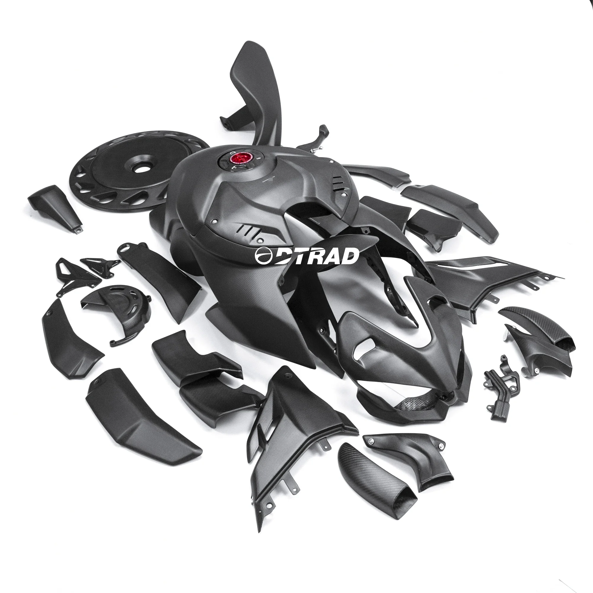 For DUCATI Streetfighter V4 V4S 2020 2021 2022 Carbon Fiber Matte Body & Frame Cover Full Fairing Kits Motorcycle Modified Parts