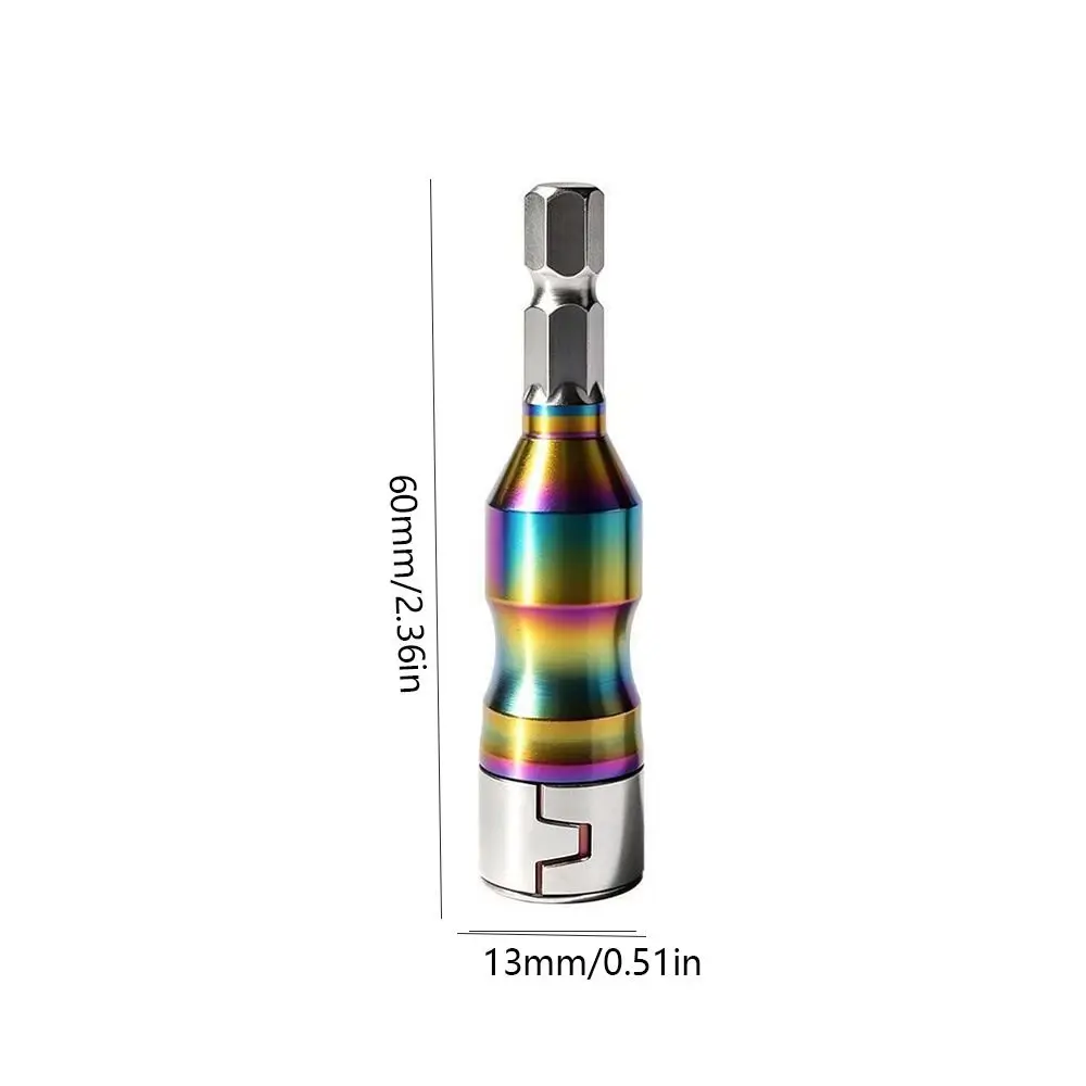 Colorful Hexagonal Shank Conversion Joint High Torque High Hardness Quick Adapter Batch Self-locking Hexagonal Handle