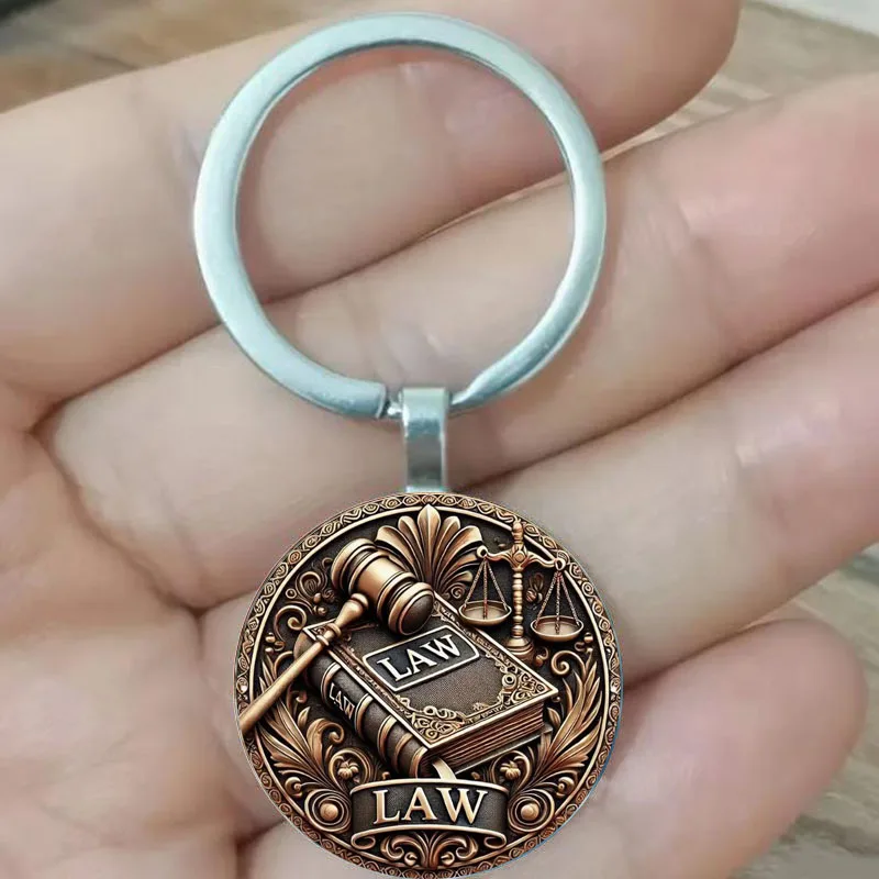 Entusiastas de llaveros con símbolo legal, regalos navideños de cumpleaños, regalos perfectos para el día de San Valentín