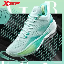 Xtep Fengmang 1.0 Basketball Shoes For Men 2024 Spring Professional Rebound Men's Sports Shoes Mid-Top  Sneakers 876119120013