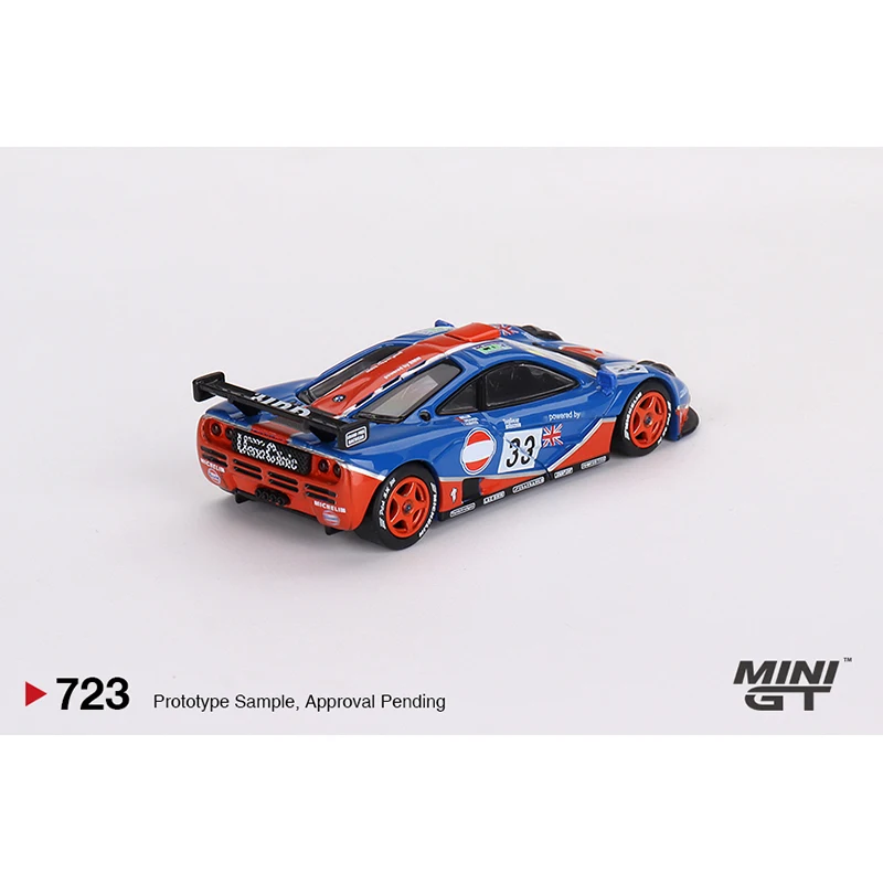 MINIGT 723 Auf Lager 1:64 F1 GTR 1996 LeMans 24Hr Diecast Diorama Auto Modell Sammlung Miniatur Spielzeug