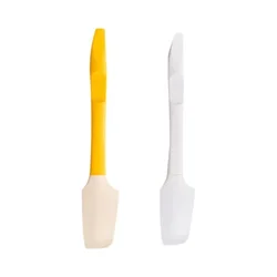 Multi-functional Silicone Butter Knife Scraper High Temperature Resistant Elbow Stirring Stick Can Opener Baking Jam Spatula