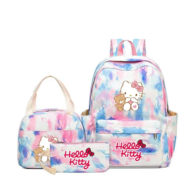 3 قطع حقيبة ظهر كورومي آند سينامورول ذات سعة كبيرة، حقيبة مدرسية للطلاب، حقيبة ظهر كاجوال بسيطة مع حقيبة غداء وحقيبة أقلام رصاص #5