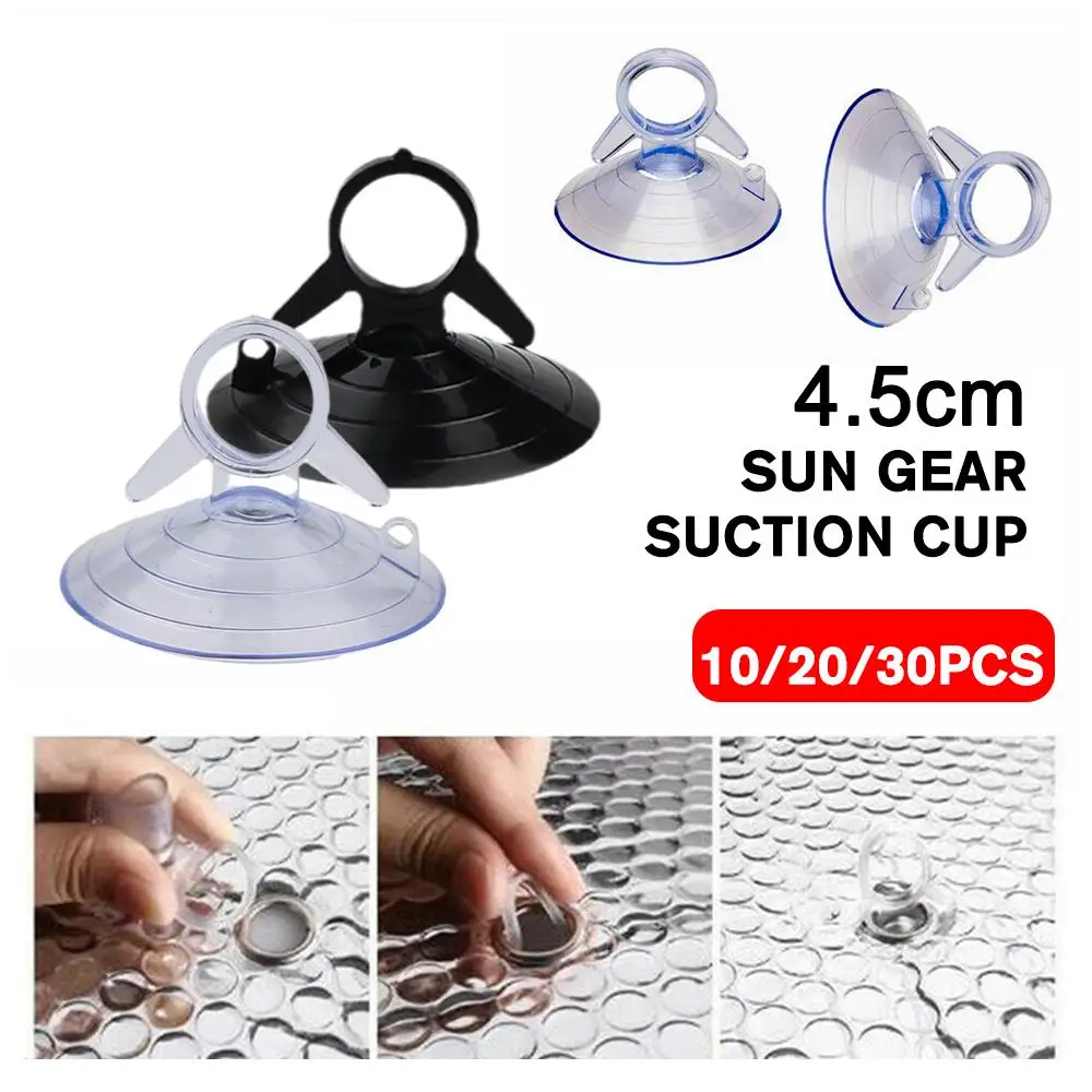 4.5cm Sun Gear Suction Cup Glass Suction Cups For Car Sun Protection Sunshade Gear Suction Cups Swallowtail Sun Gear Suction Cup