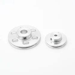 3MM U-Groove Aluminum Alloy 12/16/20/26/30/40MM Round Belt Pulley Wheel Metal Single Groove Pulley Wheel 3/3.17/4/5/6/7/8mm