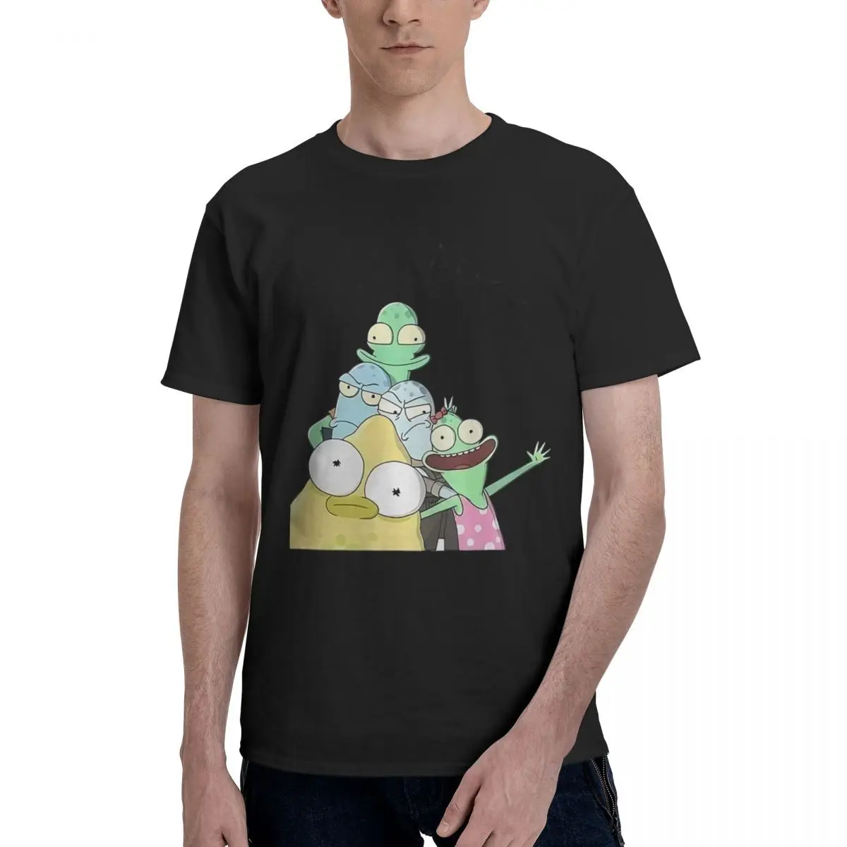 

Solar Opposites Graphic 100% Cotton Casual Breathable Confortable T Shirt Funny Men's T-Shirt Graphic Tee