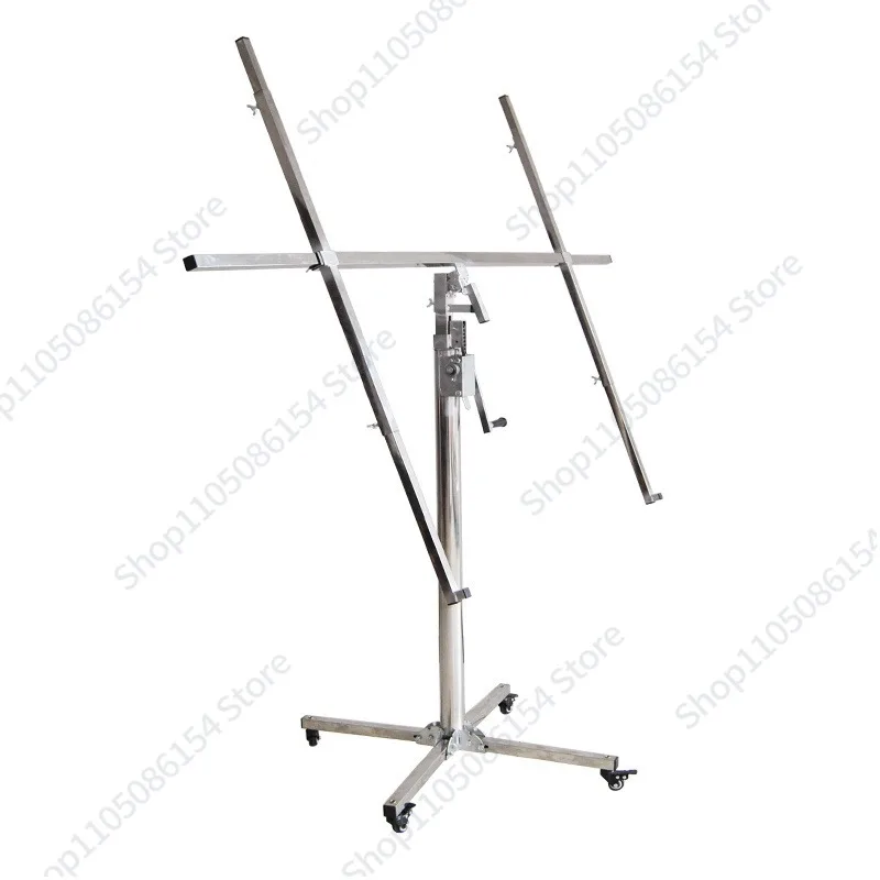 

Woodworking ceiling gypsum board sealing board artifact lifting bracket platform stainless steel manual electric lift
