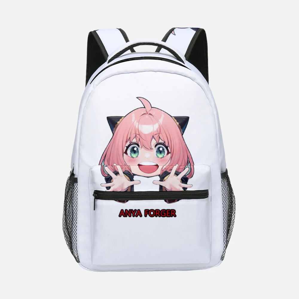 Trendy Youthful School Bags Unisex Anime Spy X Family Anya Travel Bags 3D Print Oxford Waterproof Notebook Shoulder Backpacks