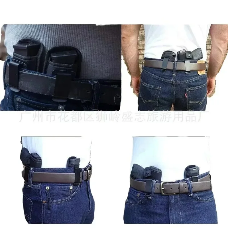 Magazine Pouch Holster Mag Holder Belt Clip for 9mm .40mm Pistol Glock 19 21 22 23 Ruger SR40 Full size XD Beretta