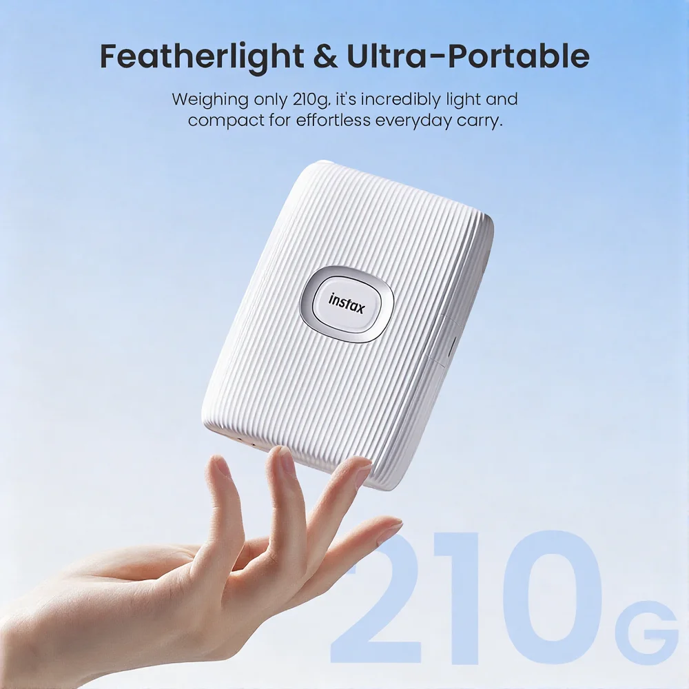 Original Fujifilm Instax Mini Link 2/Link 3 Printer Instax Photo Camera Printers ( 20 / 40 Sheet Instax Mini White Film )