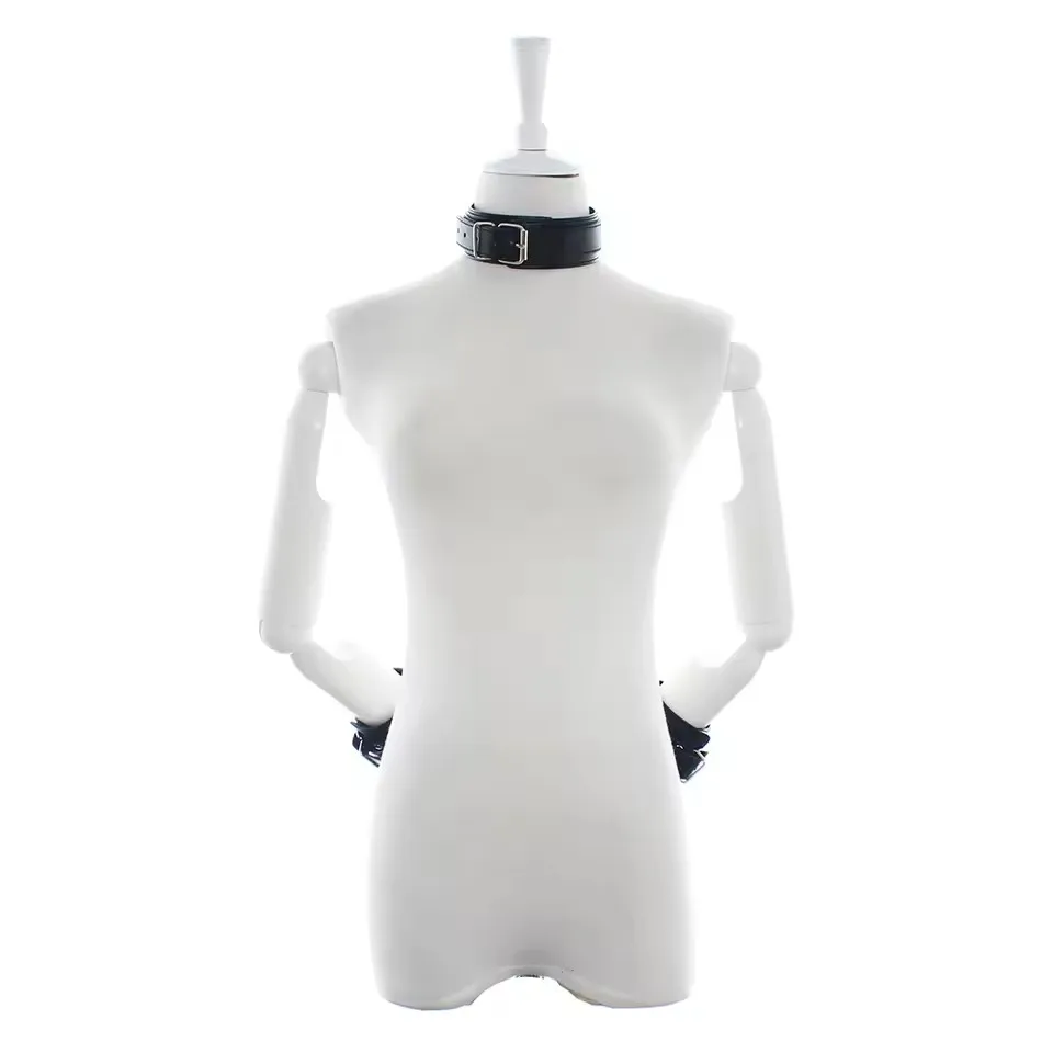 BDSM القيود عبودية لعبة الجنس للكبار فريسكي المبتدئين خلف الظهر اليد ضبط النفس طوق الفم الكمامة زوجين الطاعة لعبة أداة